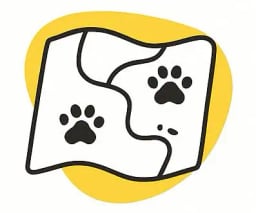 Mapa Polski z miejscami przyjaznymi psom